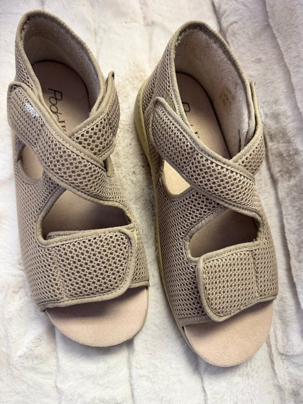 Podowell Andalou unisex orthopedic slippers in beige